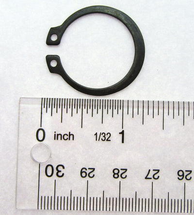 External Retainting Snap Ring ~ 1 1/16 inch~ Black Oxide ~ Spring Steel