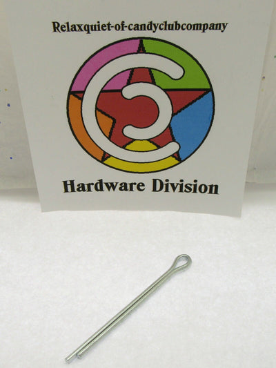 Cotter Split Pin ~ 1/4 inch x 3 inch ~ Extra Long ~ Zinc Plated