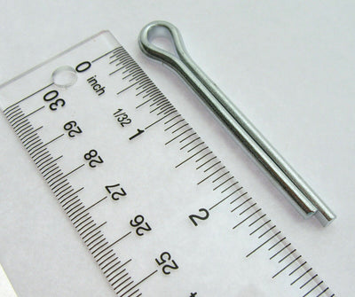 Cotter Split Pin ~ 1/4 inch x 2 inch ~ Extra Long ~ Zinc Plated