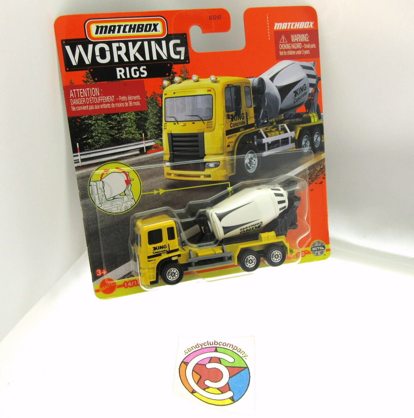 Matchbox Working Rigs ~ Cement King HD Truck ~ Metal