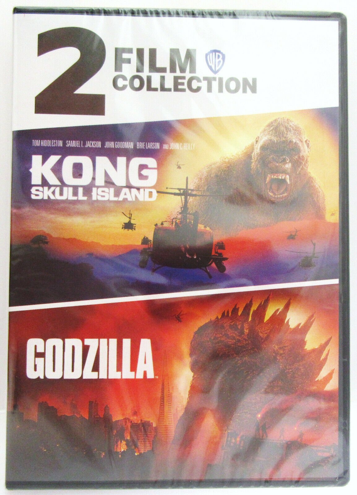 Kong ( Skull Island 2017 )  & Godzilla (2014) ~ 2-Film ~ Movie ~ New DVD