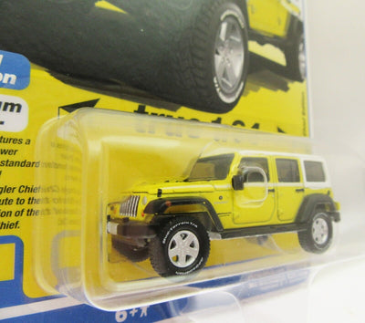 2017 JK Jeep Wrangler Chief Edition ~ Yellow ~ Diecast Car ~ 1:64 ~ auto world