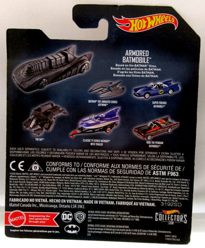 The Armored Batmobile ~ Diecast ~ Batman Returns ~ Hot Wheels