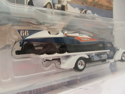 HW Classic Hydroplane Speed Waze ~ Hot wheels ~ Team Transport