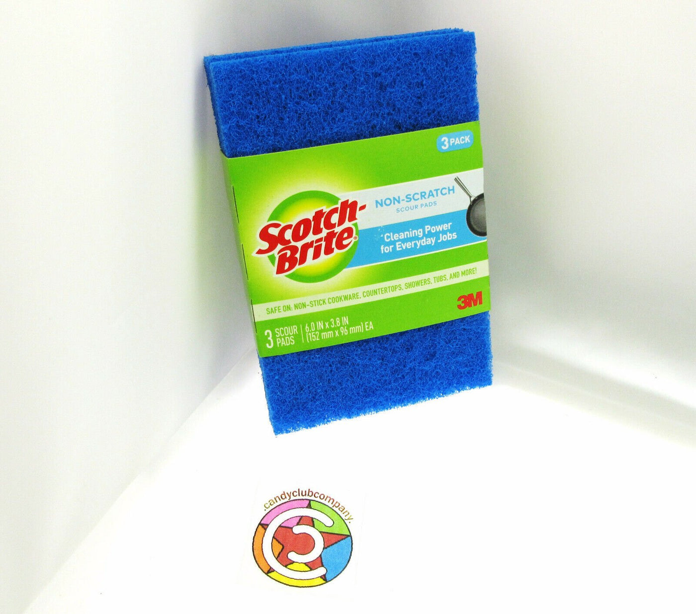 Scotch Brite Non Scratch Scour Pads ~ 3 Pack