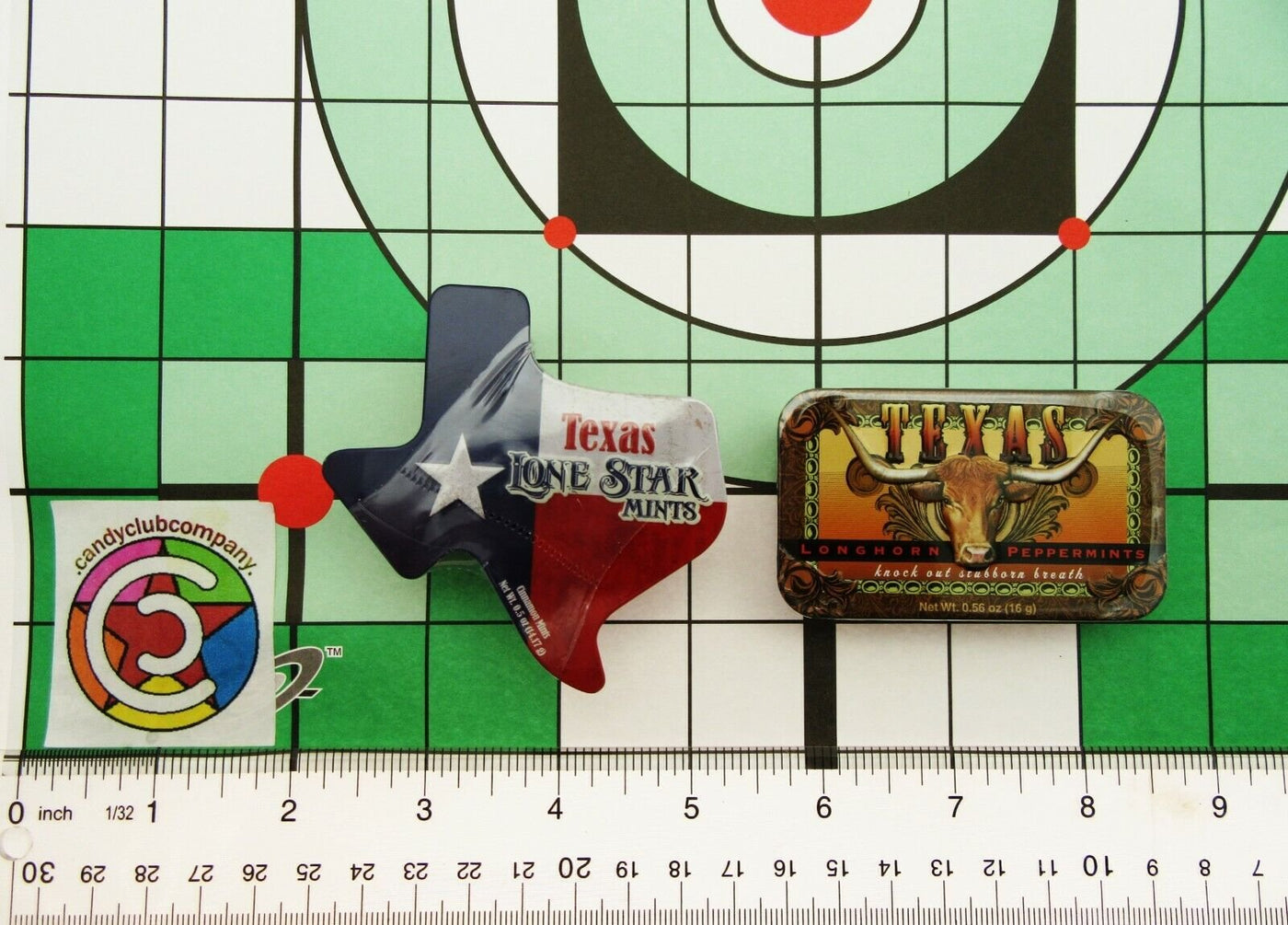 Amuse Mints Sugar Free Peppermints Cinnamon Candy Tins Lone Star Texas Longhorn