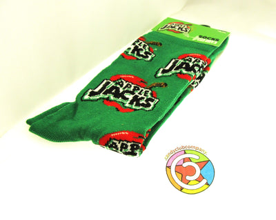 One Pair of Apple Jacks Crew Socks for Men Shoe Sizes 6 - 12