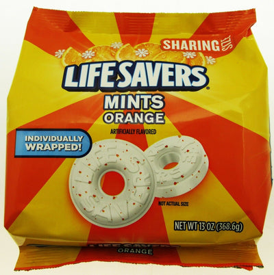 Lifesavers Orange Mint Hard Candy Individually wrapped ~ 13oz Bag sweets