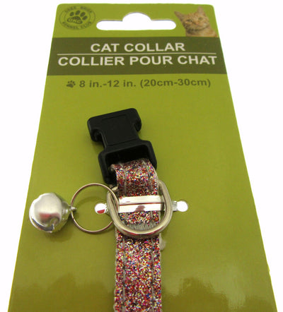 Cat Collar by Greenbrier Kennel Club ~ With Bell ~ Pink Sparkle!