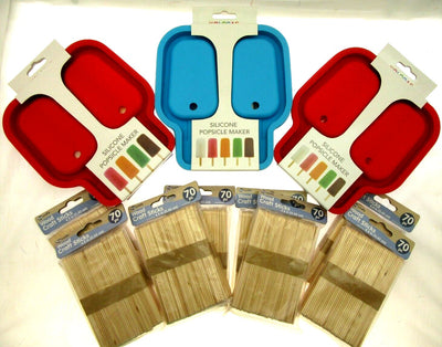 Silicone Popsicle Maker Tray Sticks Included Flexible By Kolorae