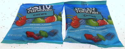 Jolly Rancher ~ Chews ~ 4oz bag ~ candy ~ Lot of 2 bags of sweets