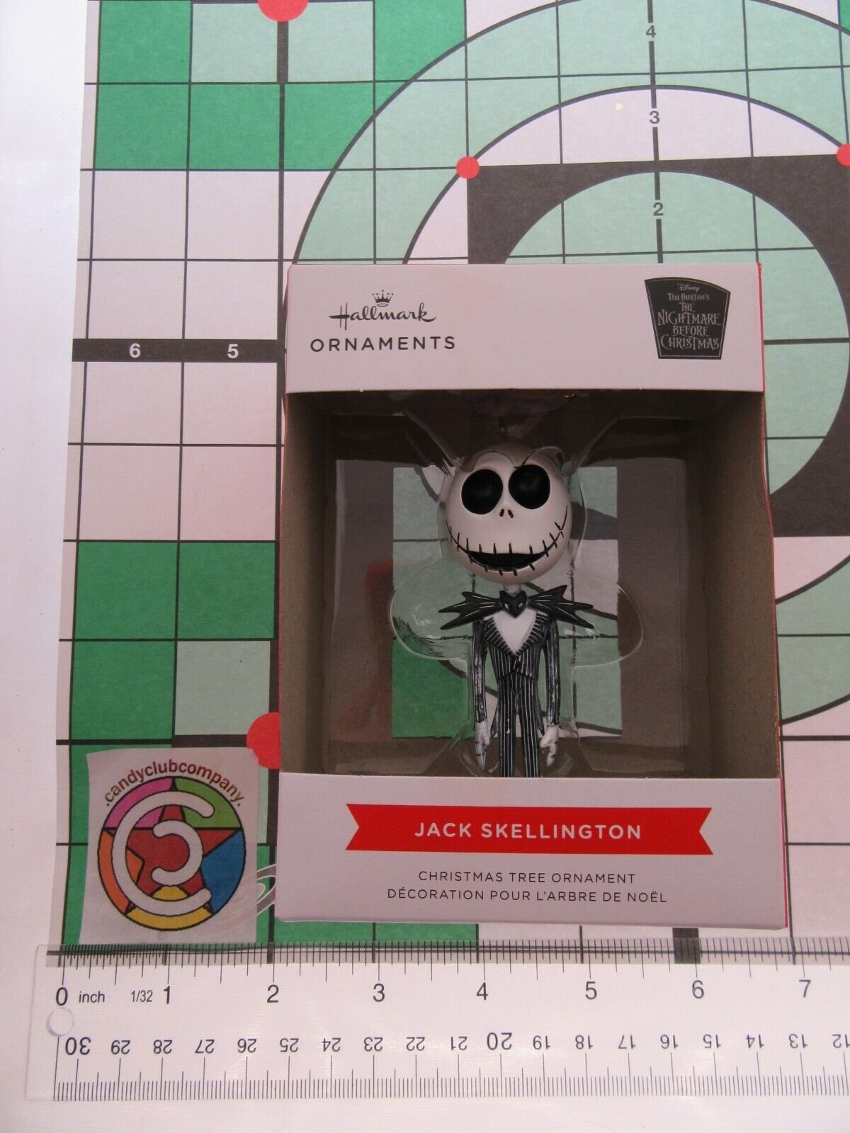 Jack Skellington Nightmare Before Christmas Tree Ornament ~ Hallmark -B