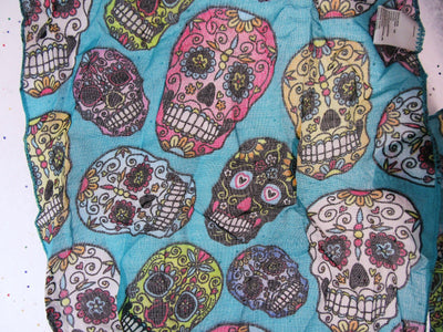 Halloween Scarf ~ Skull ~ Halloween Clothing Decoration