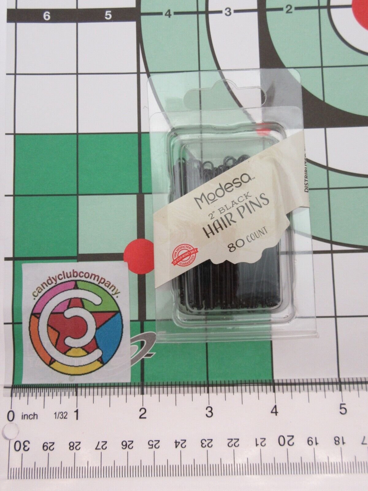 Modesa Hair Styling 2" Black Hair Pins 160 pc Lot