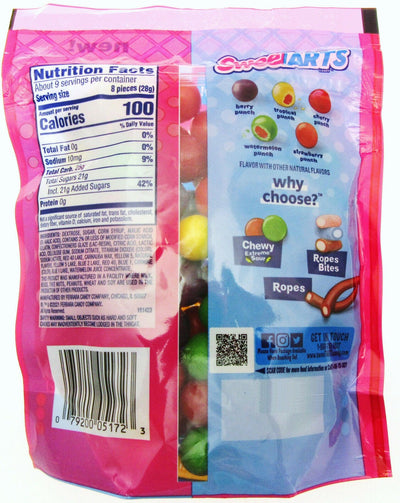 Sweetart Chewy Fusions ~ American Candy ~ 9oz bag ~ Sweet Tarts Resealable Bag
