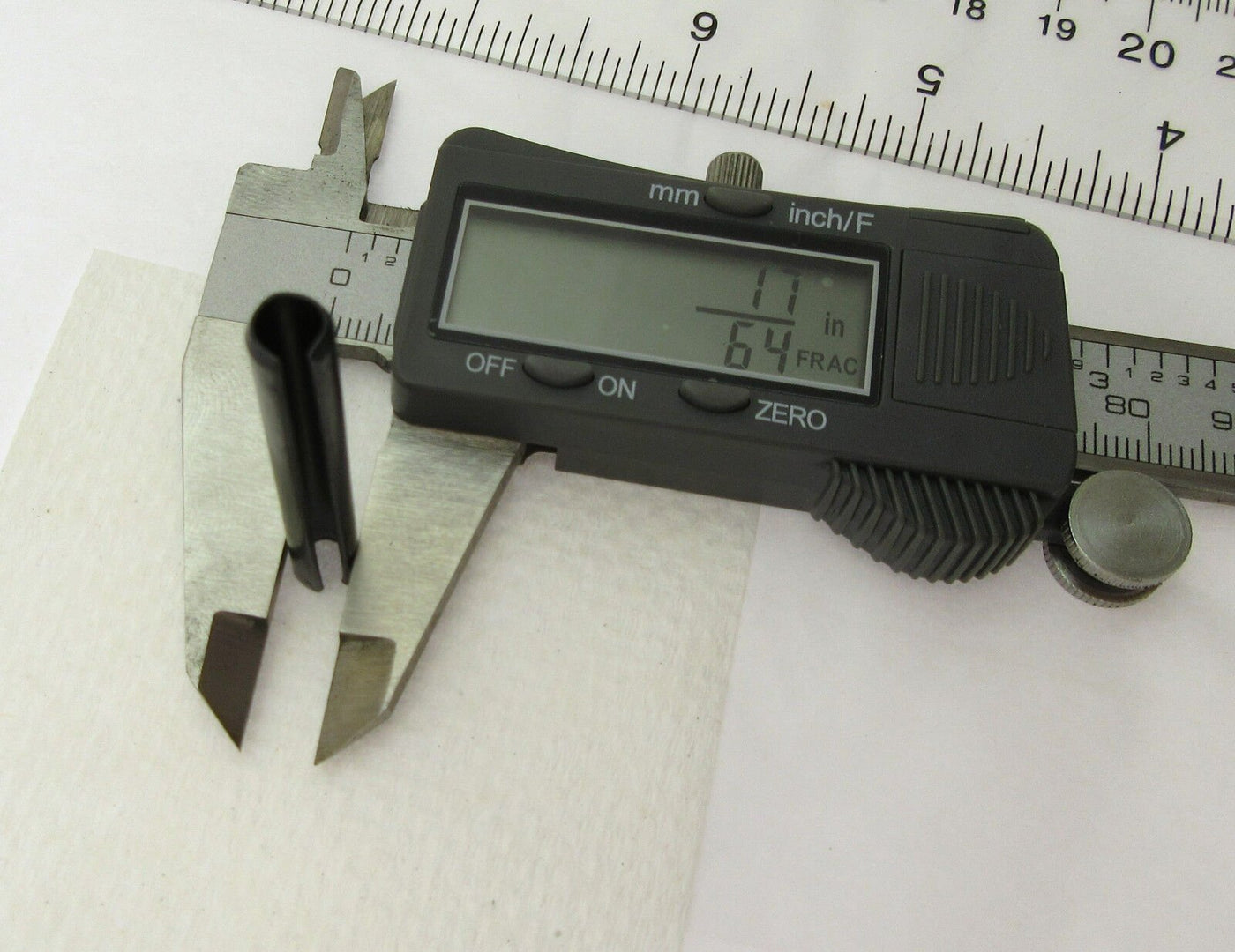 Spring Pin ( Roll Pin ) ~ 1/4 inch X 1 3/4" length ~ Heat Treated Spring Steel