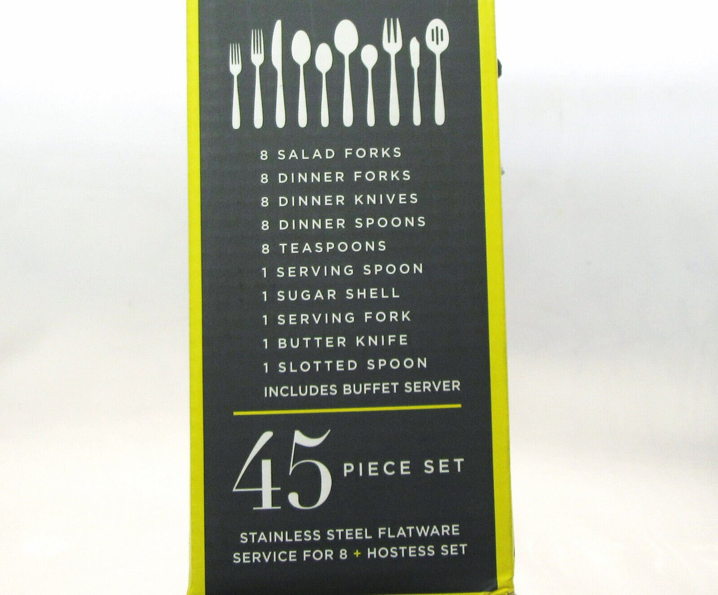Cambridge Stainless Steel Flatware ~ 45 Piece Set ~ Service For 8