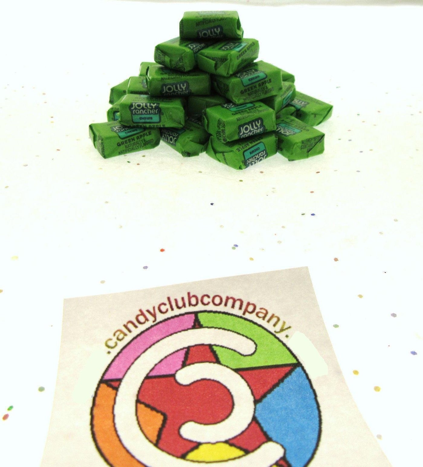 Jolly Rancher Green Apple Chews ~ 8oz American Favorite candy ~ Half Pound sweet