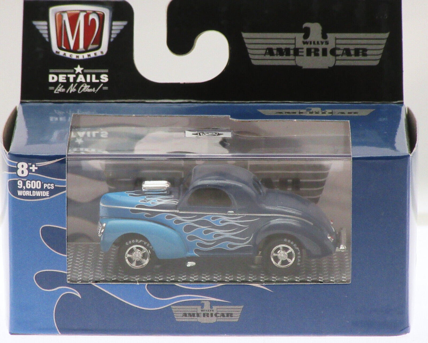 M2 Details ~ 1941 Willys Coupe Gasser ~ 1:64 Scale ~ Die Cast Car