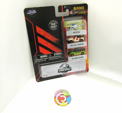 Jurassic World ~ Nano Hollywood Rides ~ Jada ~ Die Cast