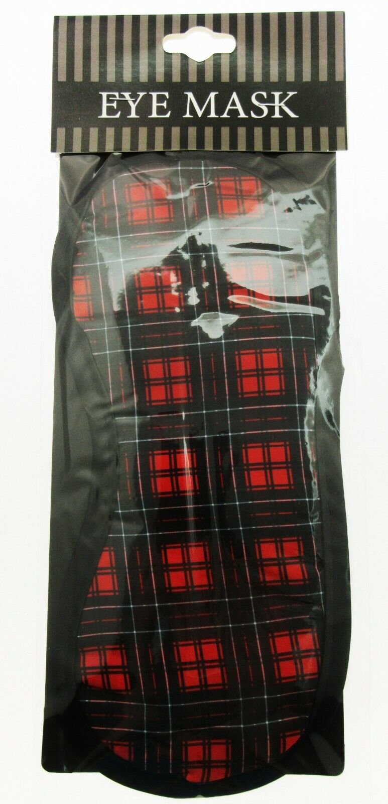 Red & Black Eye Mask For Rest, Sleep, Meditation