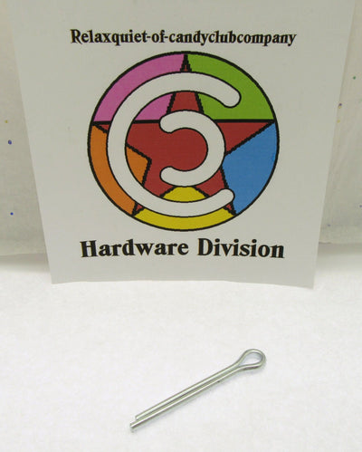 Cotter Split Pin ~ 1/4 inch x 2 inch ~ Extra Long ~ Zinc Plated