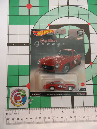 Jay Leno's Garage ~ Mercedes Benz 300 SL  ~ Hot Wheels Premium ~ Die Cast