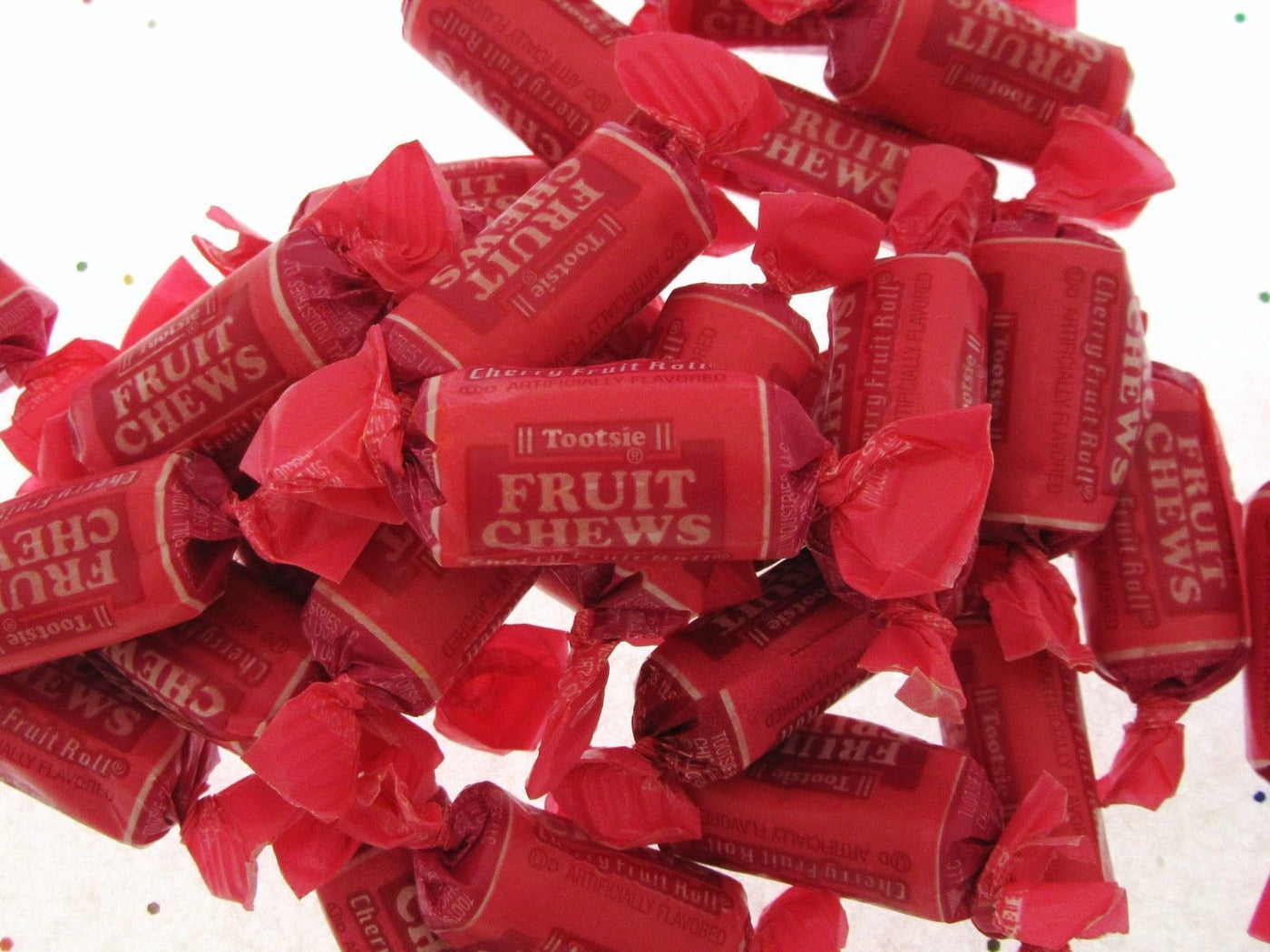 Tootsie Roll Cherry Fruit Chews Candy One Pound ~ 16oz