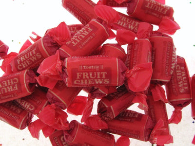 Tootsie Roll Cherry Fruit Chews Candy One Pound ~ 16oz