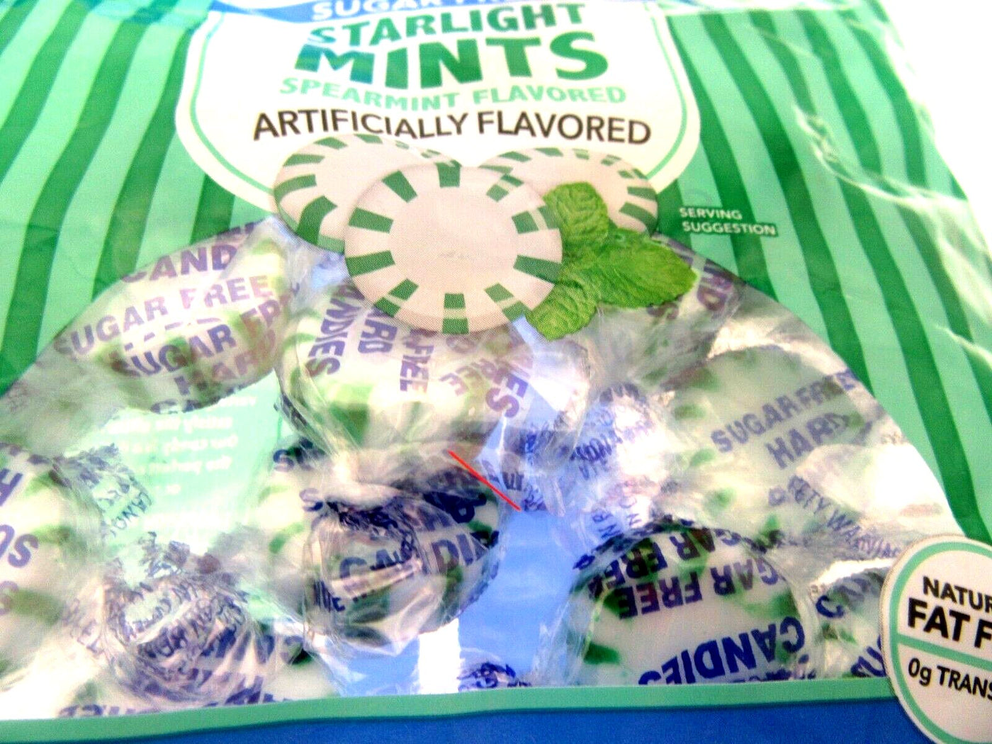 Spearmint Sugar Free Coastal Bay Hard Candy 2.75oz bag Lot of 2