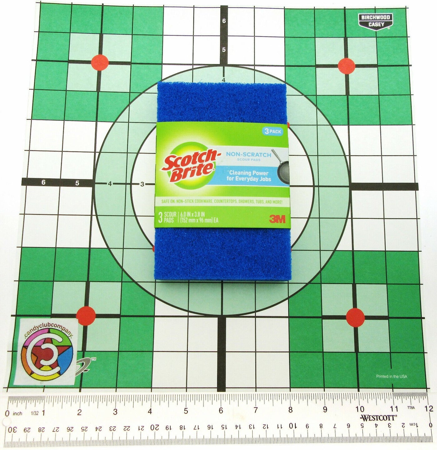 Scotch Brite Non Scratch Scour Pads ~ 3 Pack