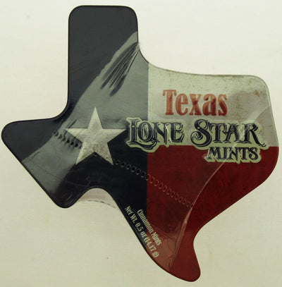 Amuse Mints Sugar Free Peppermints Cinnamon Candy Tins Lone Star Texas Longhorn