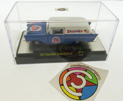 M2 Details ~ Bazooka 75th Anniversary 1957 Chevrolet Sedan Delivery Die Cast Car